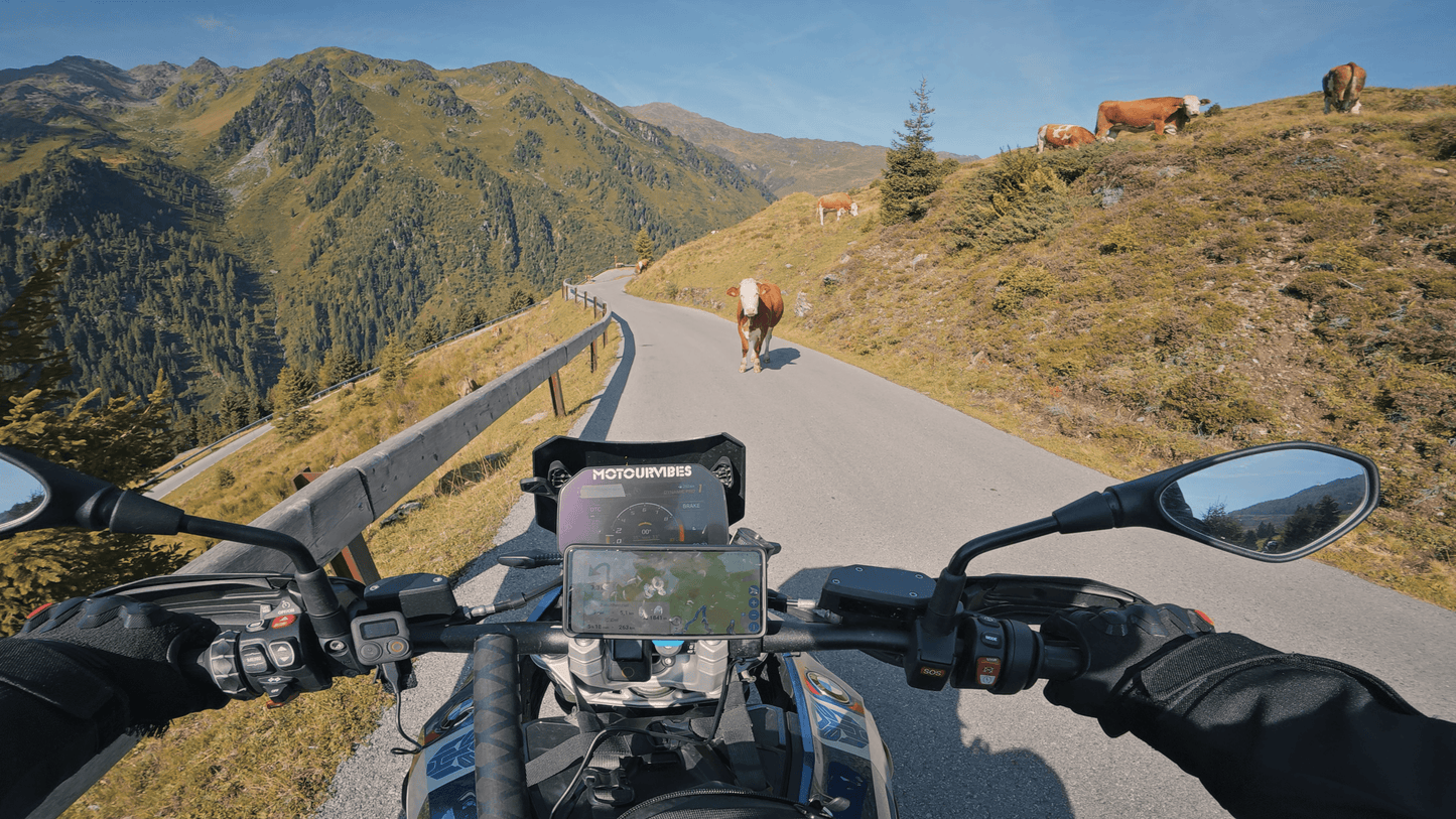 ÖSTERREICH: 7 tägige Motorradtour als GPX-Datei Download inkl. Unterkunftsempfehlungen