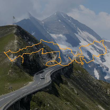 ÖSTERREICH: 7 tägige Motorradtour als GPX-Datei Download inkl. Unterkunftsempfehlungen