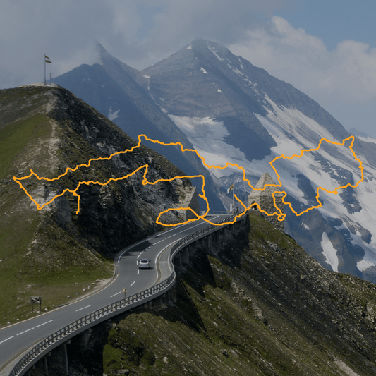 ÖSTERREICH: 7 tägige Motorradtour als GPX-Datei Download inkl. Unterkunftsempfehlungen