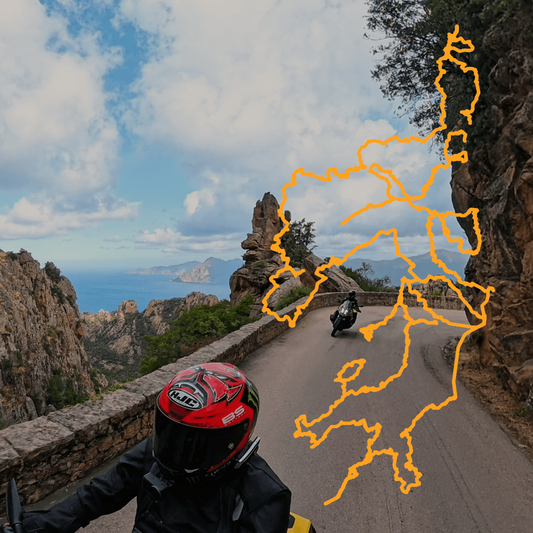 KORSIKA: 7 tägige Motorradtour als GPX-Datei Download inkl. Unterkunftsempfehlungen