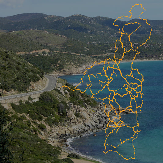 SARDINIEN: 15 + 1 Motorradtouren als GPX Download