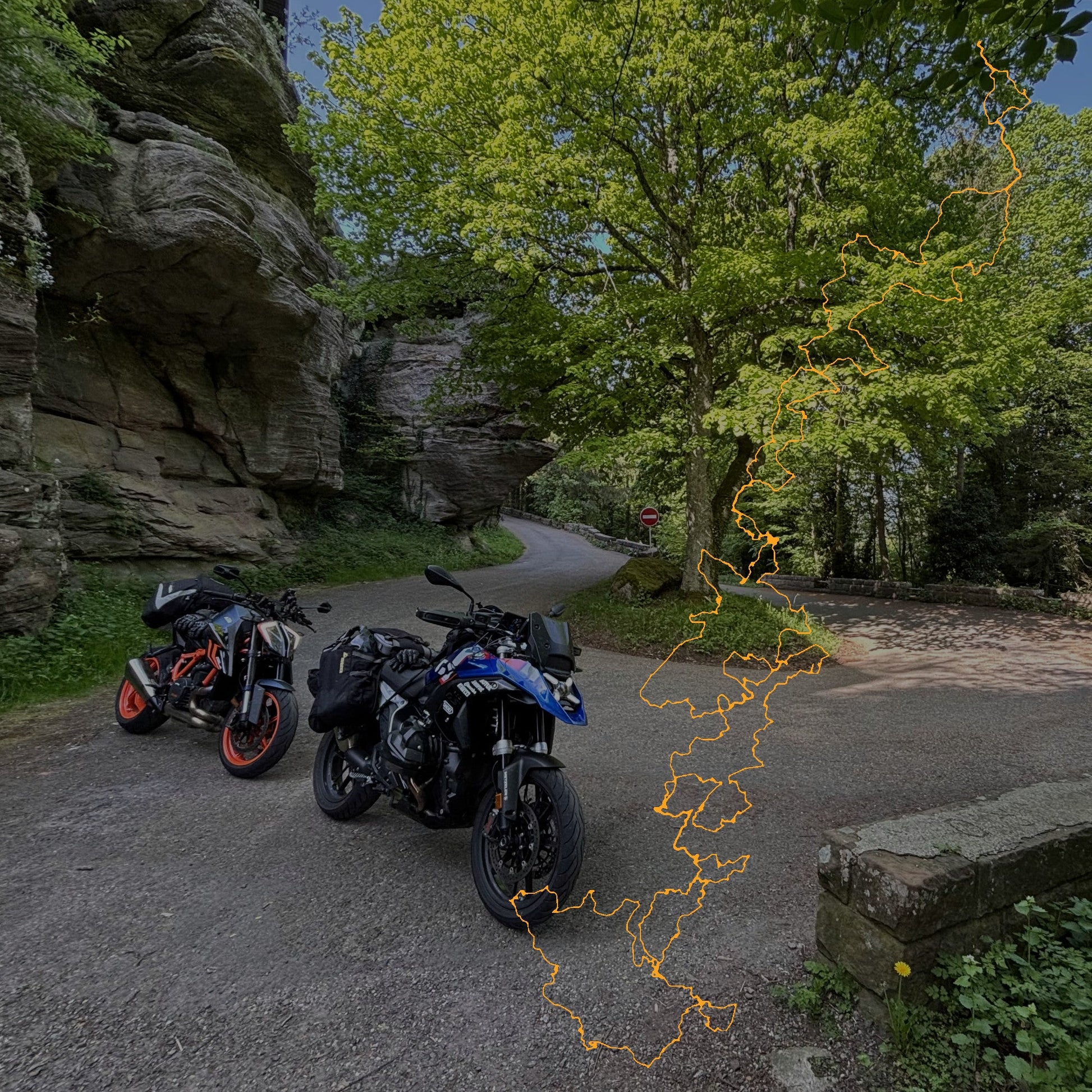 VOGESEN: 4 tägige Motorradtour als GPX - Datei Download inkl. Unterkunftsempfehlungen - motourvibes